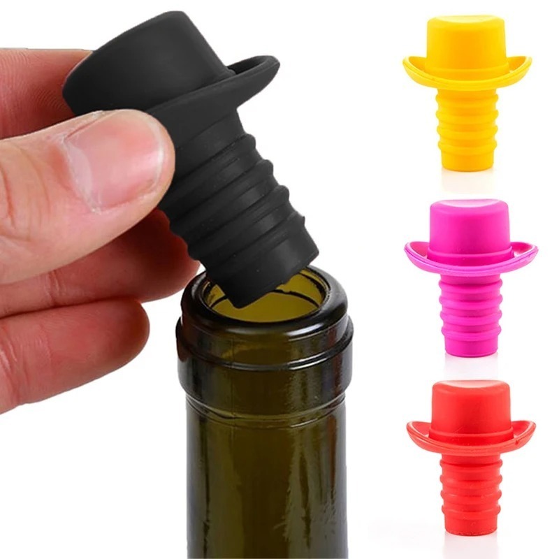Wine Preservation Pump - Silicone Bottle Stopper Bottle Cap Wine