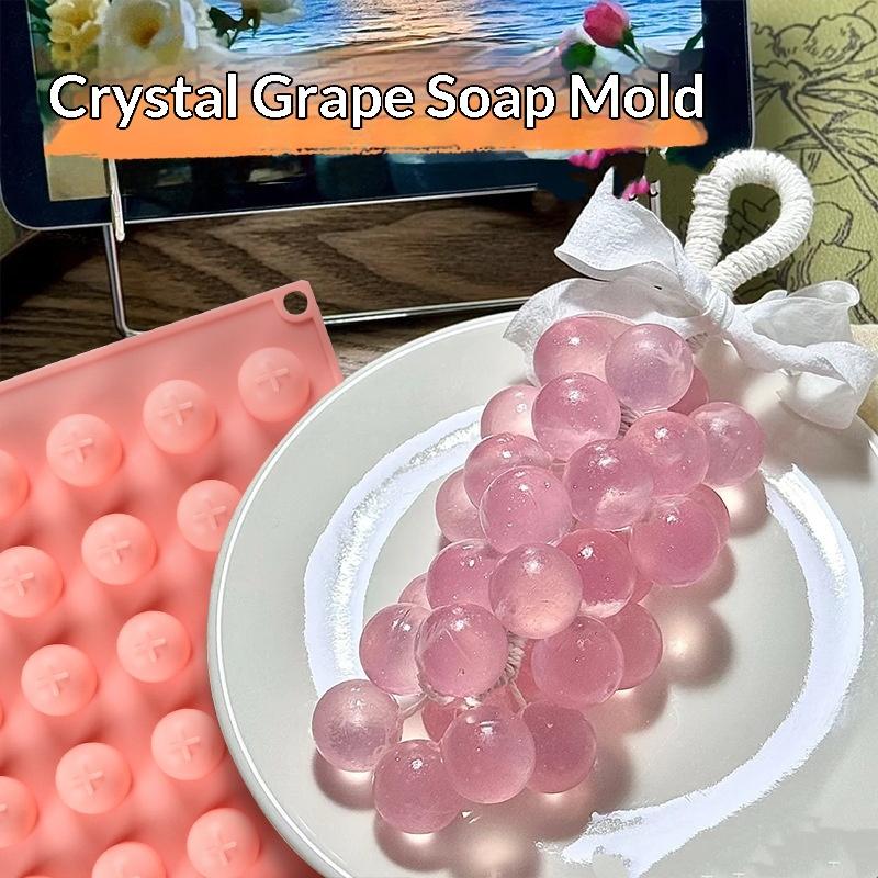 Ice Mold Sphere - Silicone Grape Ball Molds Easy Release