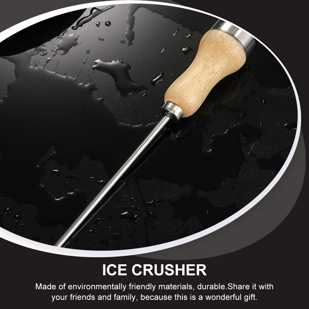 Ice Pick Pick - 2Pcs Ice Pick Refrigerator Deicer Wooden
