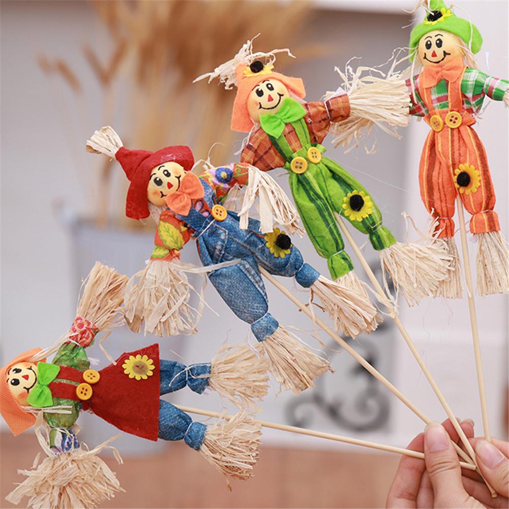 Home Bar Setup - 2PCS Halloween Scarecrow Decoration Set Scarecrow