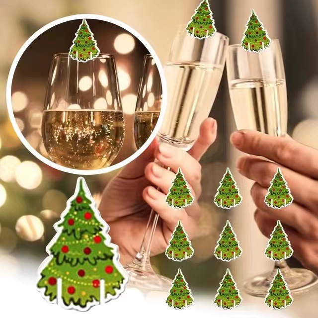 10PCS Christmas Cup Card Santa - огляд і ціна Cocktail Recipe Book
