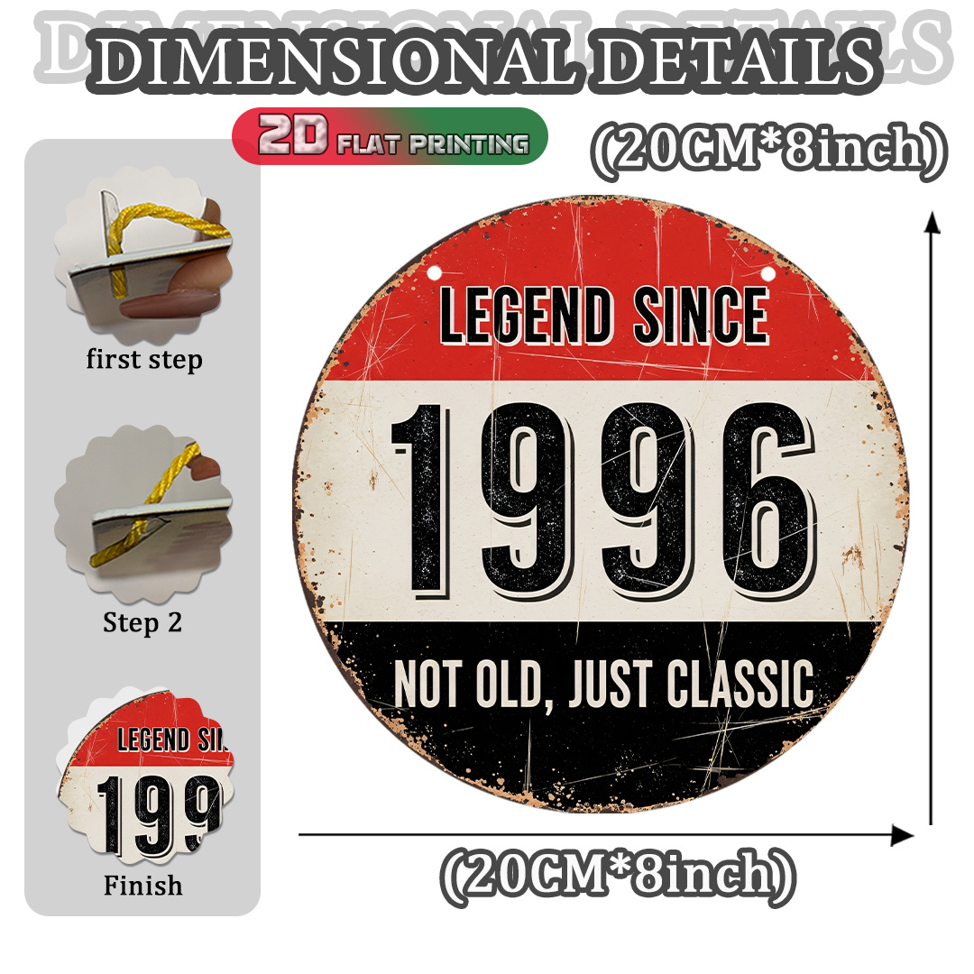 2D Flat, 1pc 1996 Vintage Alum - огляд і ціна Home Bar Signs