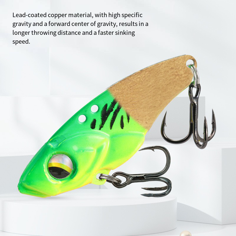 Metal VIB Fishing Lure Hard Vi - огляд і ціна Jigger Double Sided