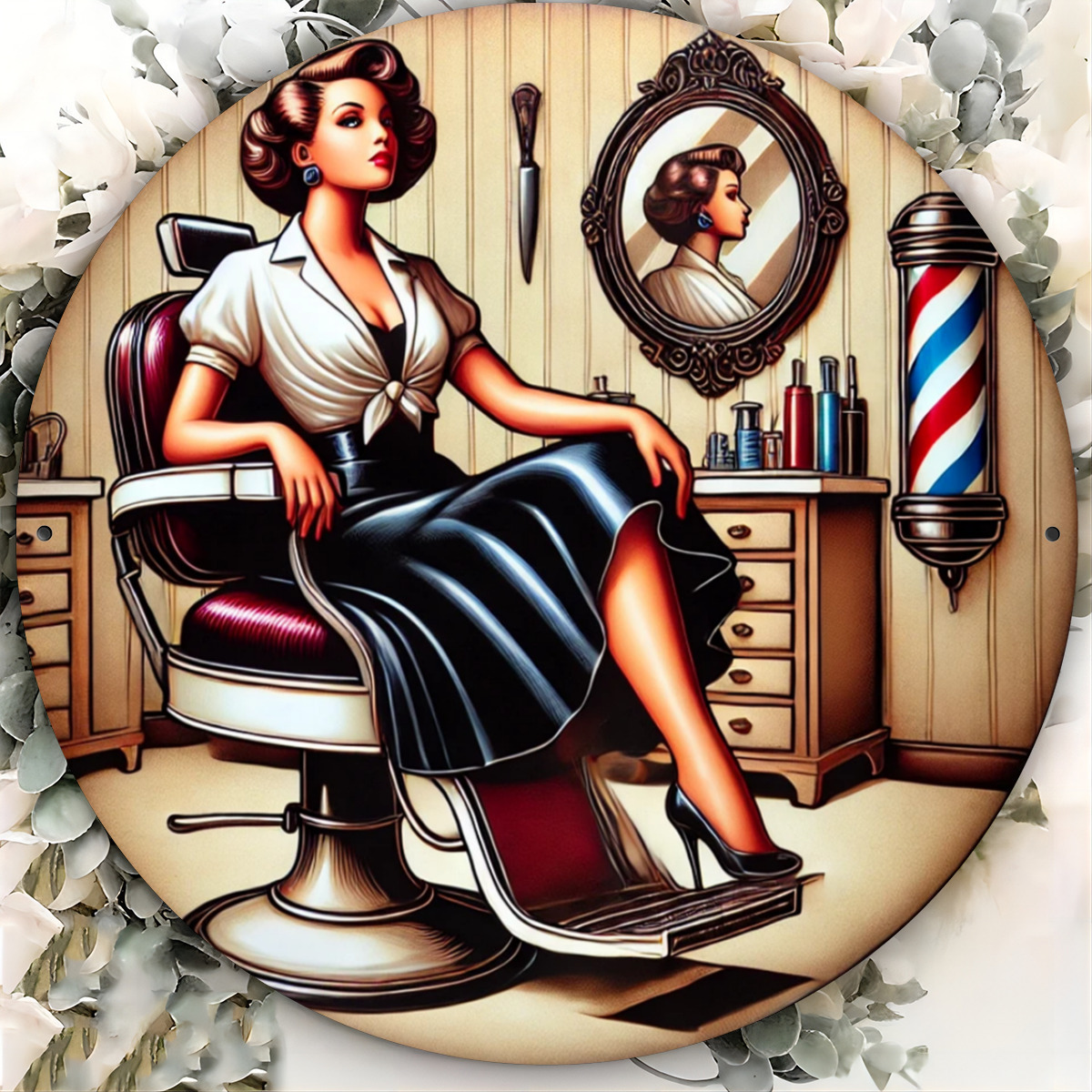 1pc Vintage Barber Shop Metal  - огляд і ціна Home Barber
