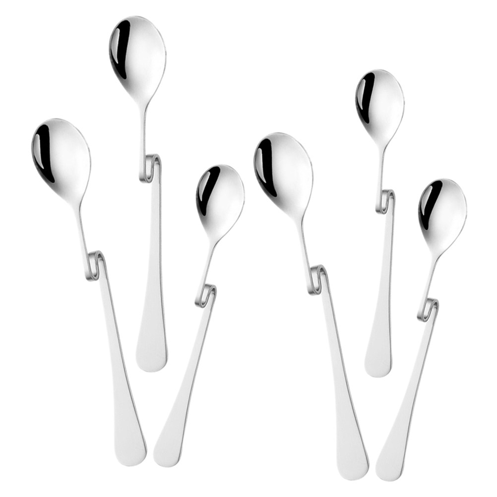 6Pcs Stainless Steel S Shape C - огляд і ціна Bar Spoon Twisted
