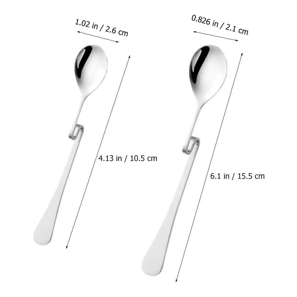 6Pcs Stainless Steel S Shape H - огляд і ціна Bar Spoon Twisted