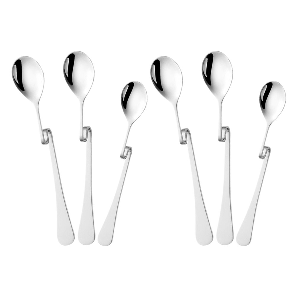 6Pcs Stainless Steel S Shape H - огляд і ціна Bar Spoon Twisted