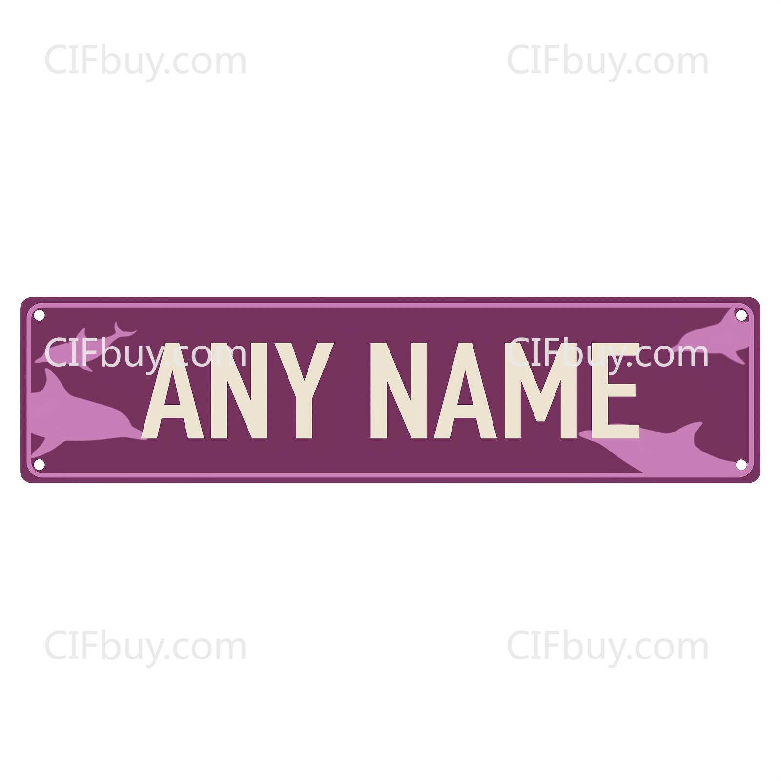 Custom 2D Dolphin Metal Street - огляд і ціна Home Bar Signs