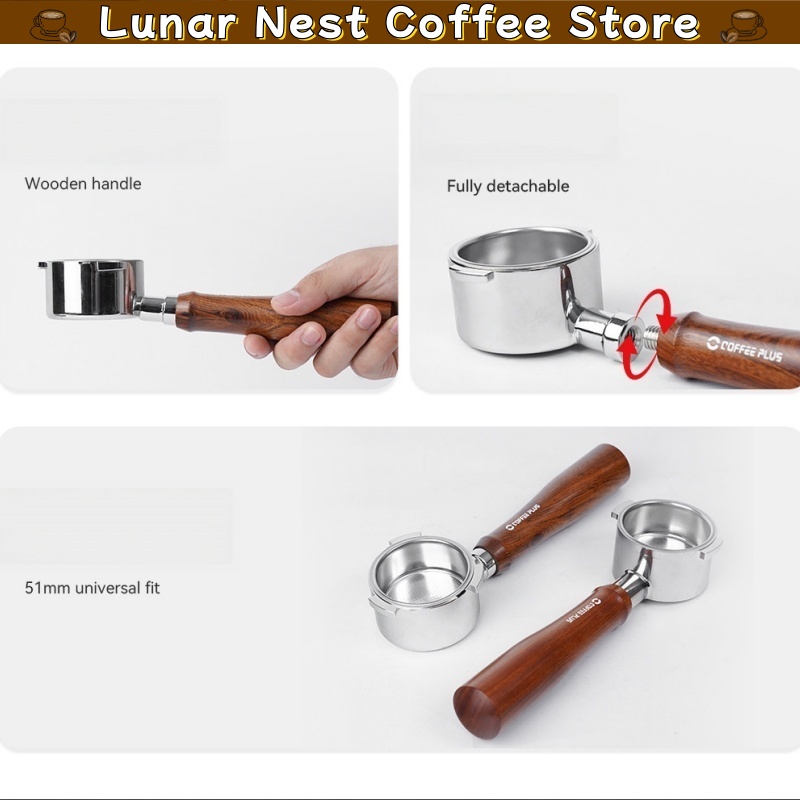 New Coffee Plus 51mm Stainless - огляд і ціна Home Barista