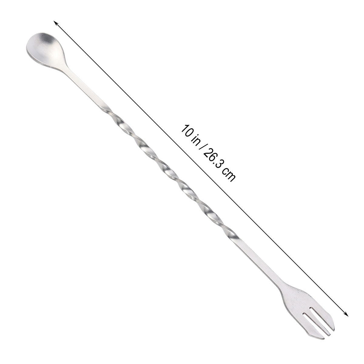 26Cm 304 Stainless Steel Cockt - огляд і ціна Bar Spoon Twisted