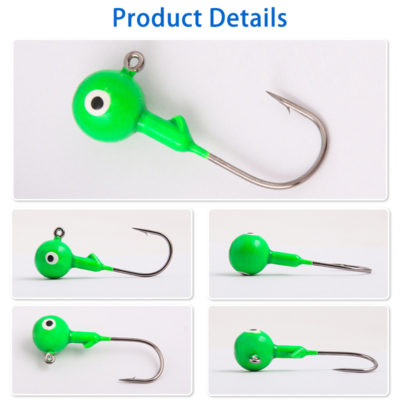 60Pcs/bag Lead Jig Heads Fishi - огляд і ціна Jigger Double Sided
