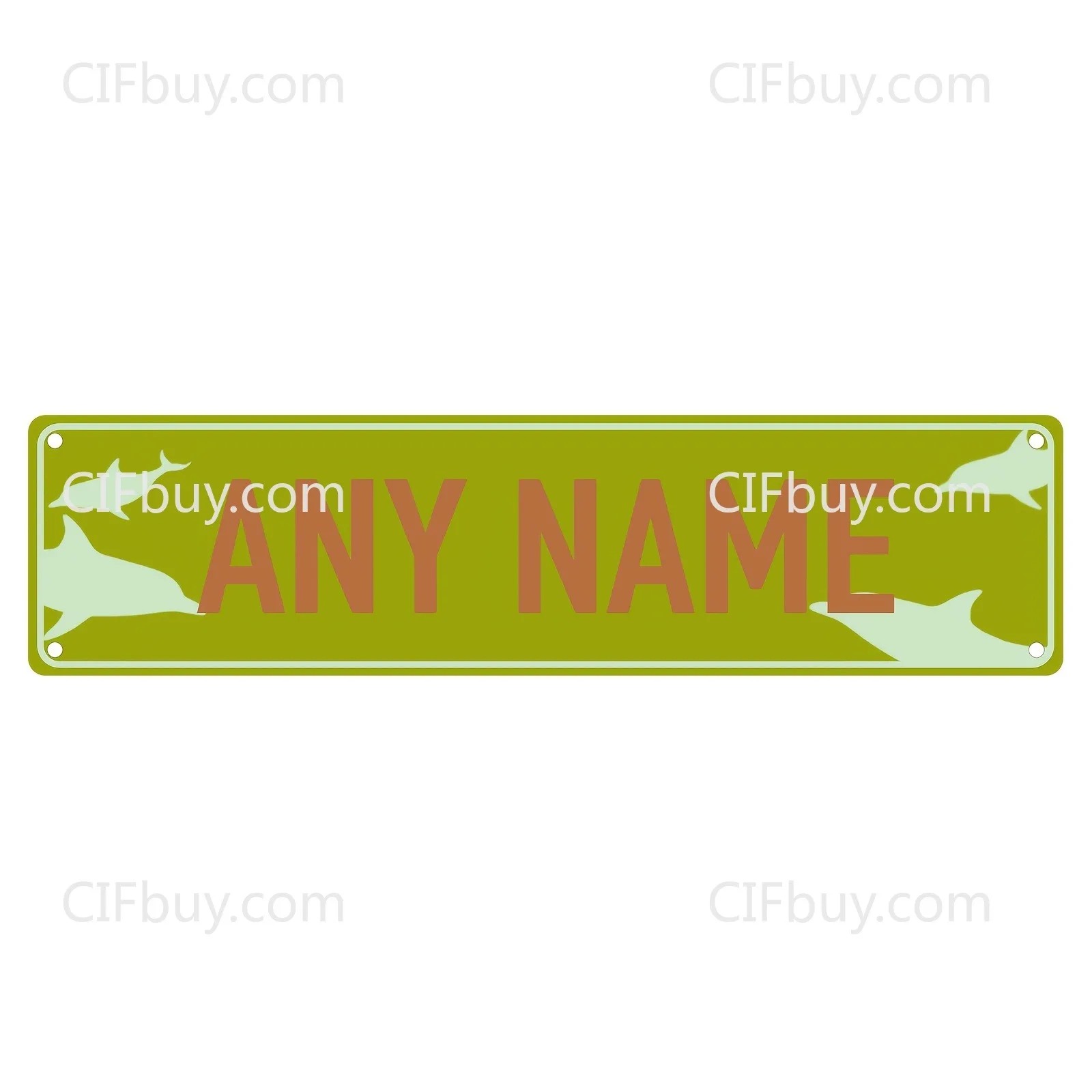 CIFbuy 2D Dolphin Metal Plaque - огляд і ціна Home Bar Signs