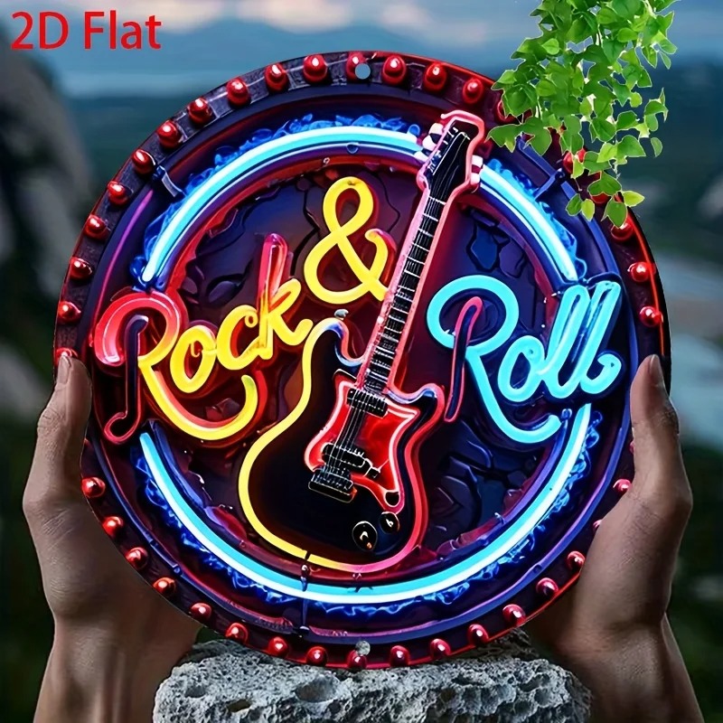 A Vintage Rock Neon Sign, 2Dfl - огляд і ціна Home Bar Signs