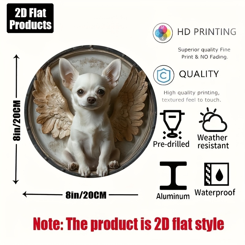 2D Flat, 1pc, Chihuahua Theme, - огляд і ціна Home Bar Signs