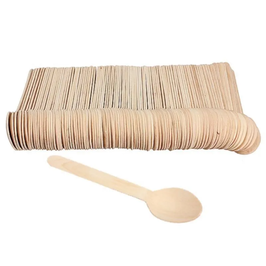 100Pcs Disposable Wooden Spoon - огляд і ціна Ice Pick Pick